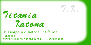 titania katona business card